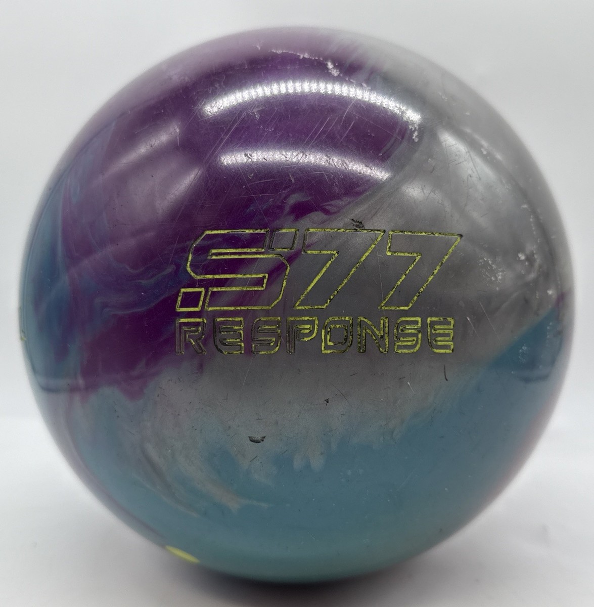 900 Global Zen S77 Response Bowling Ball 15lb Purple Silver Blue