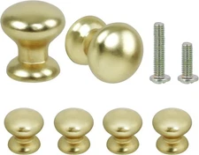 6pcs Small Drawer Knobs Gold Vanity Knob Round Mini Door Knobs for Jewelry Box 0