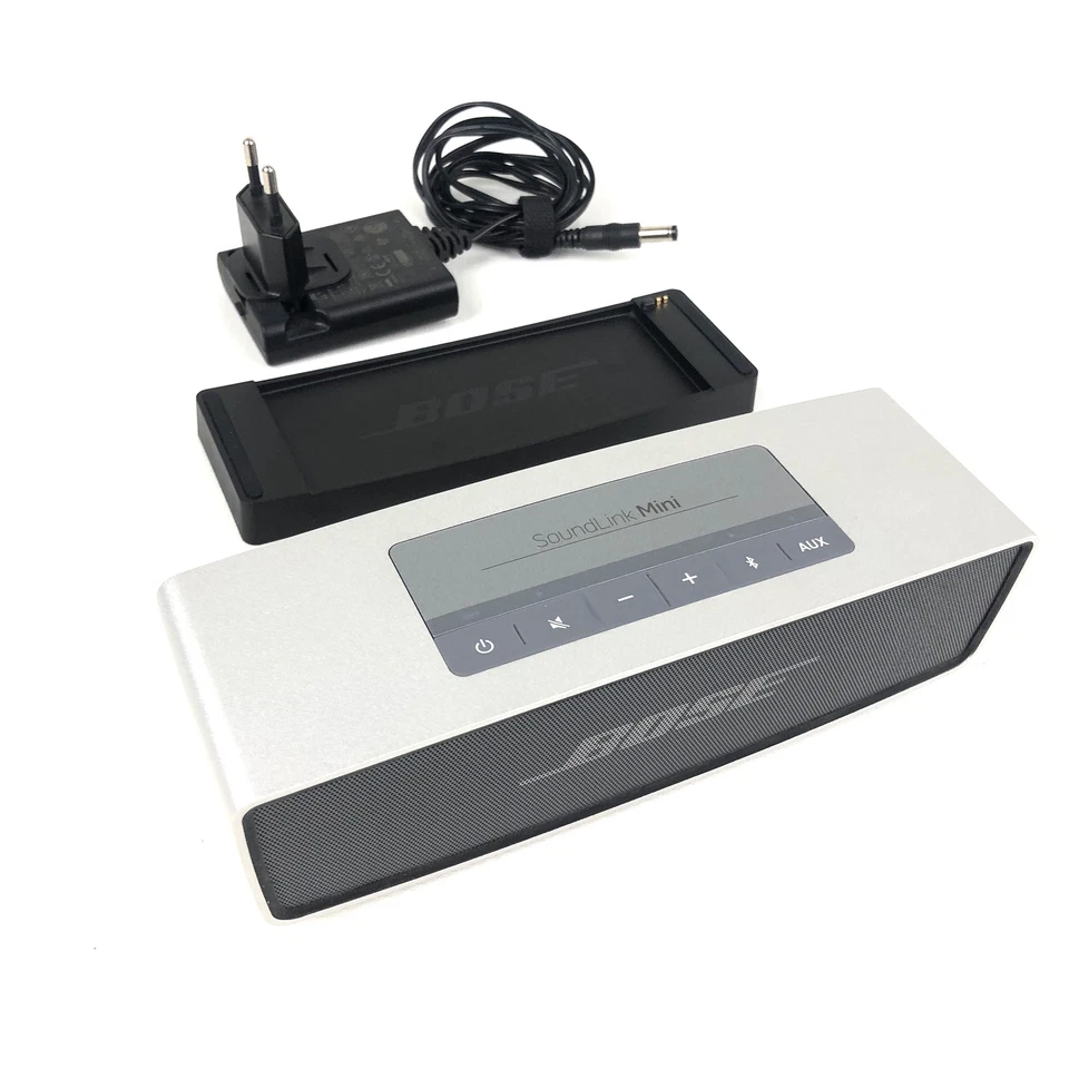 Bose SoundLink Mini Argento Bluetooth - Stato Accettabile - Garanzia - Immagine 2 di 4