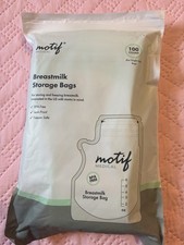 New Motif Medical Breast Milk Storage 8oz Bags 100 Count BPA-Free