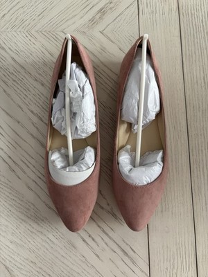 Nine West Speak Up Flat Medium Pink Suede Women s Size 8.5 M New In Box