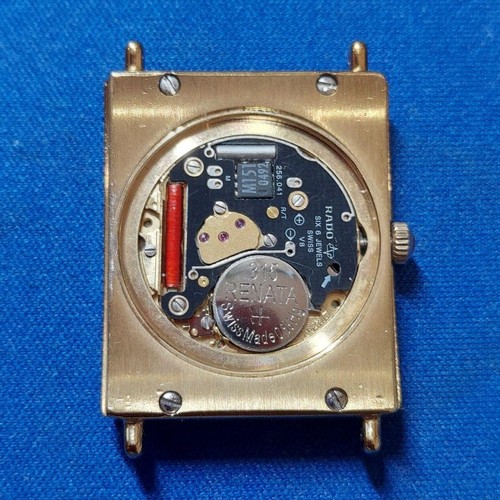 RADO Diastar 160.0281.3N Men's Quartz Watch Blue Ceramic 28mm Vintage - Working - Picture 6 of 16