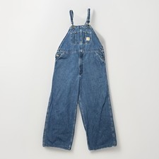 Vintage Carhartt Bib Overalls Men s Size 42x30 90s Y2K Medium Wash