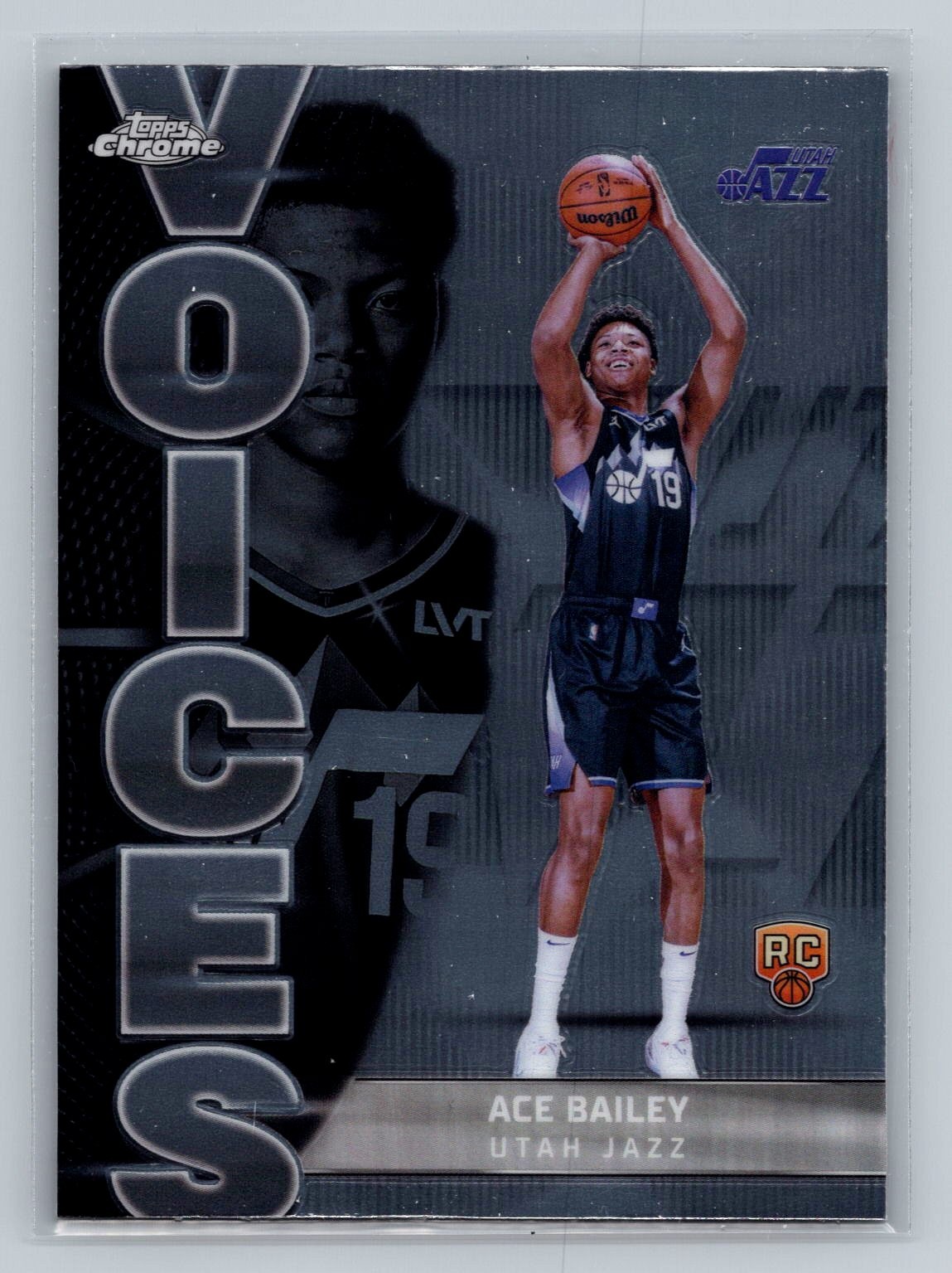 Ace Bailey 2025-26 Topps Chrome #VS-10 Voices Utah Jazz