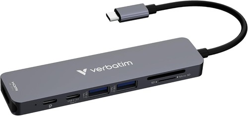 VERBATIM HUB USB-C MULTIPORT 7PORT