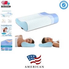 Memory Foam Pillows Neck Pillow Bed Pillow for Sleeping Ergonomic Cervical Pi...