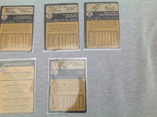 10 carte da baseball Topps 1973 in maniche di plastica - Foto 11 di 11