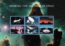 US 2000 Probing Space,Hubble Telescope,Observatory,Radio Telescope,SS,MNH