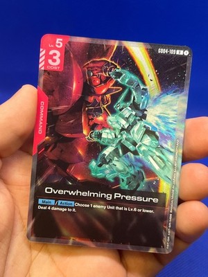 Gundam Card Game Phantom Aria Overwhelming Pressure GD04-109 Rare