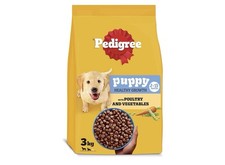 Pedigree puppy Medium Dog Complete Dry Food with Poultry and Vegetables 3kg x2 5.32 per kilo