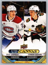 #C-90 Cole Caufield / Connor Bedard CL 2024-25 Upper Deck UD Canvas nhl