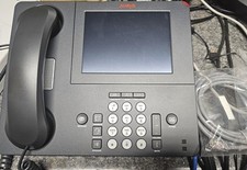 Avaya 9670G Gigabit IP Phone/Charcoal 700460215 Ethernet Cable Stand in Box