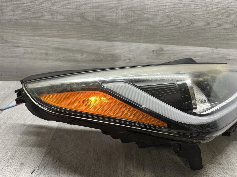 Faro halógeno híbrido para pasajero Hyundai Sonata 2016-2017 construido en Corea (55)) Foto 3 de 4