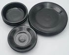 Homer Laughlin Fiesta Black Porcelain Dinner/Luncheon Plate, Soup Bowl *PICK*