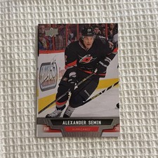 2013 Upper Deck #60 Alexander Semin   Carolina Hurricanes