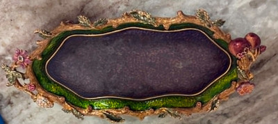 FREE SHIP! Jay Strongwater ''Hayley'' Serving Tray from Darjeeling Collection