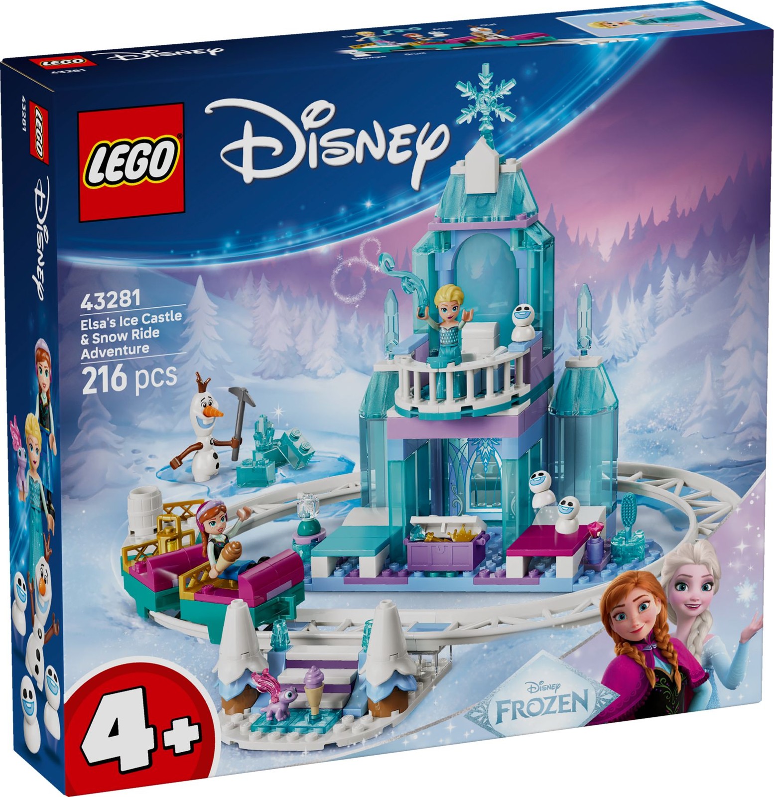 LEGO® Disney 43281 Elsas Schlittenfahrt um den Eispalast