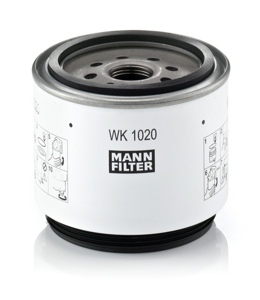 Mann-Filter Kraftstofffilter WK 1020 X Anschraubfilter Mit Wasserabscheider-image
