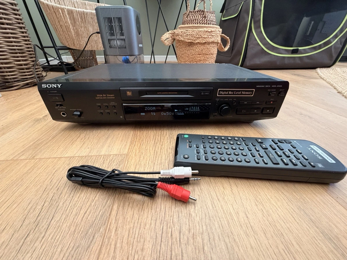 PLATINE MINIDISC SONY MDS-JE520 avec Télécommande EUR 169,99 - FR