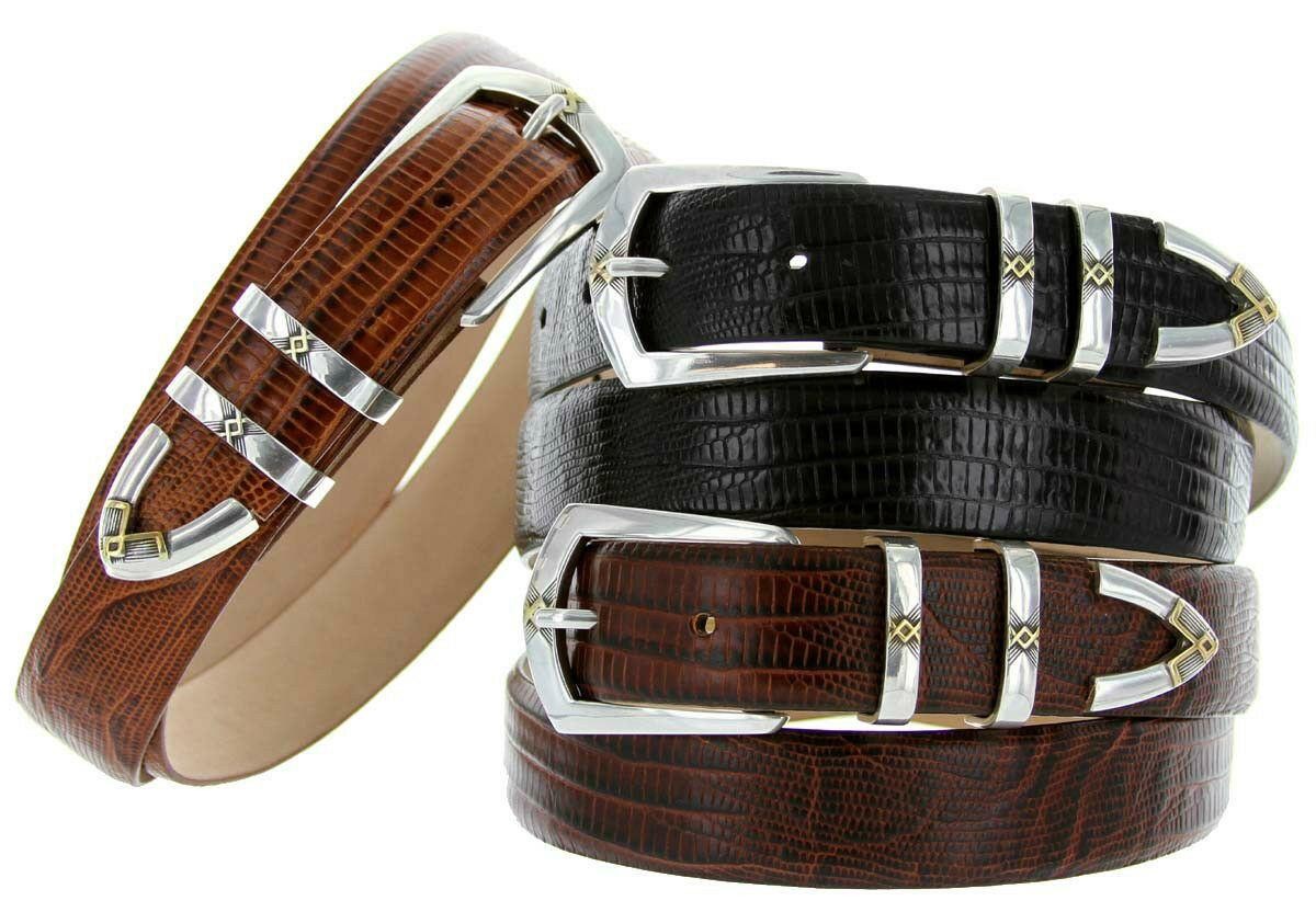 designer dress belts St.Marks Genuine Full-Grain Cowhide Leather 1-1/8