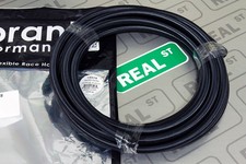 Vibrant -8 AN Black Nylon Braided Flex Hose w...