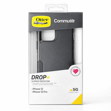 OtterBox Commuter Series Case iPhone 12 or 12 Pro :Black DROP Shockproof Slim
