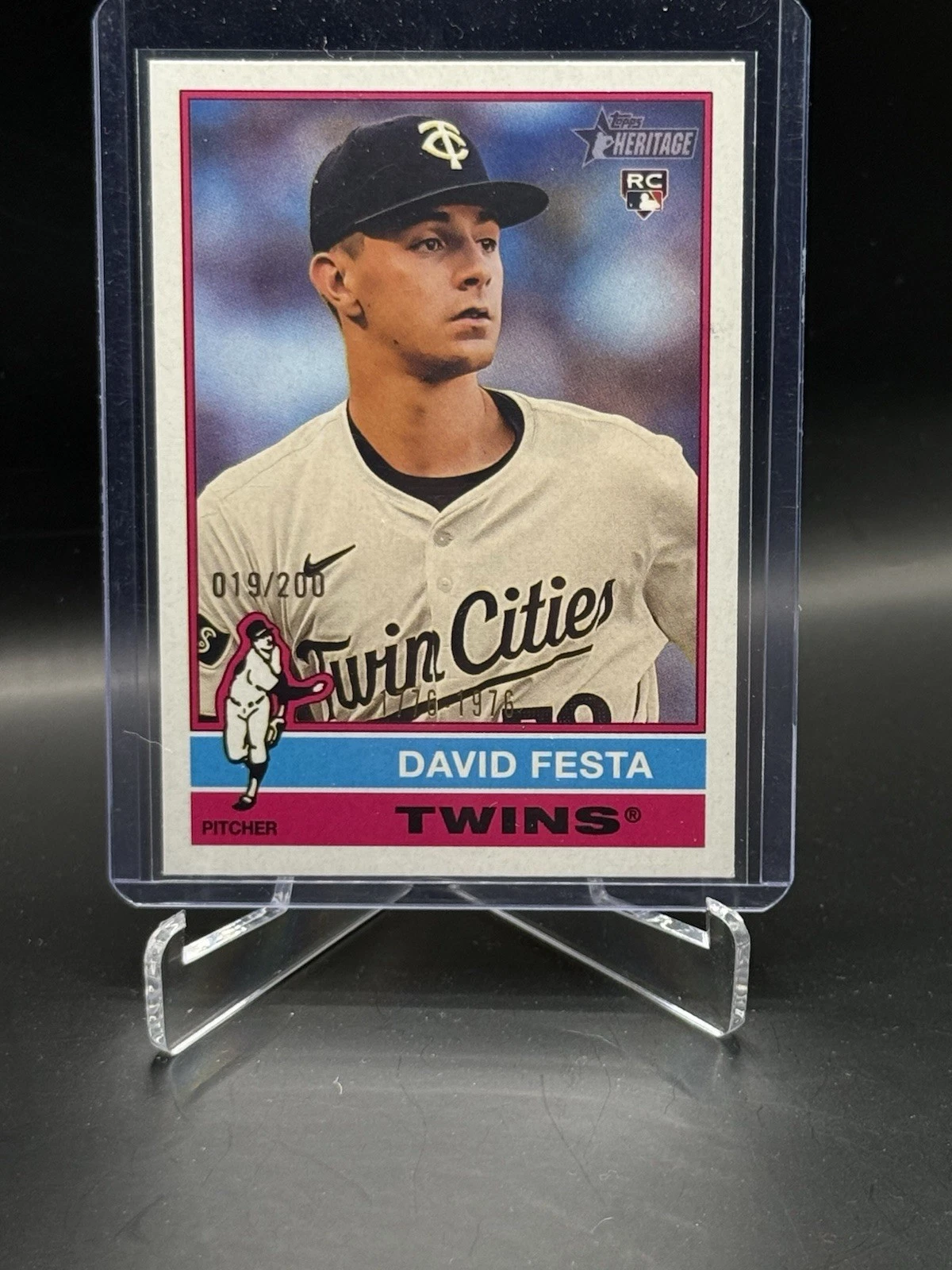 2025 Topps Heritage - David Festa #249 Bicentennial /200 (RC)