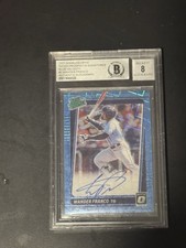 2021 Donruss Optic Rated Prospect  Blue Velocity Wander Franco #02/15 BGS Graded