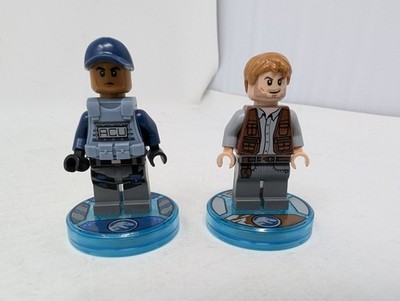 LEGO Dimensions Jurassic World Owen Grady & ACU Trooper W/ Tag Base 71205