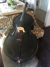 Instrument Black Full Size Acoustic Bass