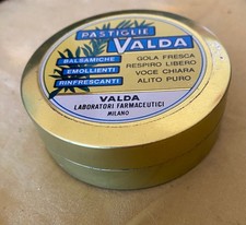 Scatola in latta vintage pastiglie Valda