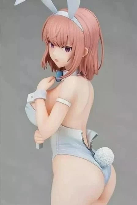 Anime Plentiful White Bunny Girls 1/6 Scale Ver.PVC Figure Statue No Box 28cm