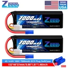 2x Zeee 14.8V 100C 7000mAh 4S Lipo Battery EC5 for X-Maxx RC Car Truck Tank Heli
