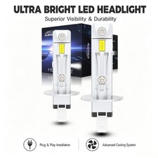 For Peugeot 206 2007 Led Headlight Kit High Low Beam Bulbs 20000lm