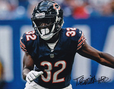 TERELL SMITH signed (2025 CHICAGO BEARS) autograph football 8X10 photo W/COA #3