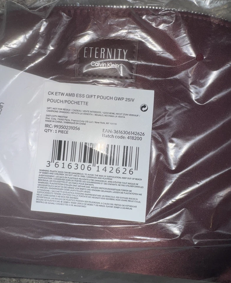 Calvin Klein Eternity Pouch Toiletries Bag - image 3 of 4