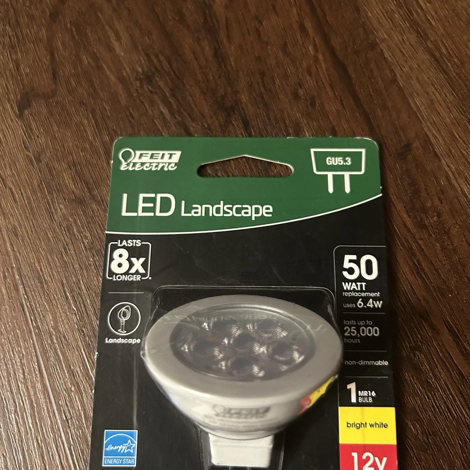 NEW Feit Electric LED Landscape 1 MR16 Bulb Bright White 12V - Image 2 of 3