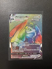 Pokemon TCG Metagross VMAX 208/198 Chilling Reign Secret Rare NM Condition