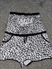 Lipsy for Avon Leopard Print Bandeau Playsuit Romper - Size 14/16