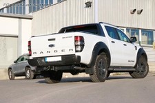  Edelstahl Komplettanlage ab Kat Ford Ranger ab 2015 76mm Diesel-Optik