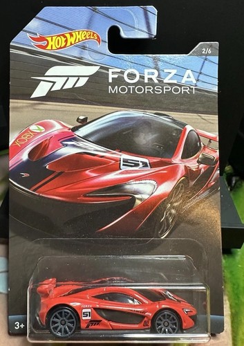 2017 Hot Wheels McLaren P1 HW Forza Motorsport 2/6 Red DWF33 (HW741)