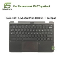New 5M11H62893 For Lenovo 300e Chromebook Yoga Gen 4 Palmrest Keyboard Touchpad