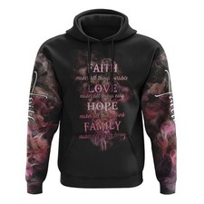 Faith Cross Smoke Hoodie Men Woman S-5XL