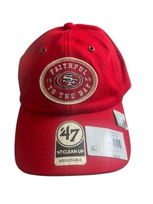  47 Brand x Stoney Clover Lane San Francisco 49ers Red Clean Up Adjustable Hat