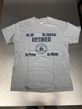U.S Air Force Retired T-Shirt Large Gray