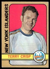 1972-73 O-Pee-Chee Terry Crisp New York Islanders #88