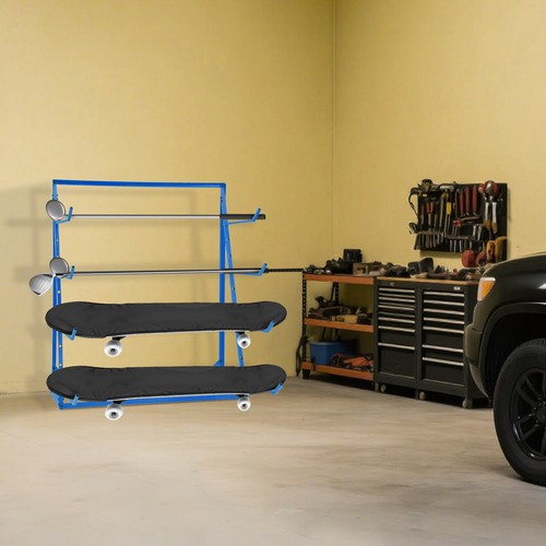 Adjustable Storage Wall Racks Wood Organizer Lumber Storage Rack Floor Mount 4 Tier Adjustable ...