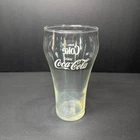 Vintage Coca Cola Bell Shaped Drinking Glass Enjoy Coke Logo 6 inches tall Clear