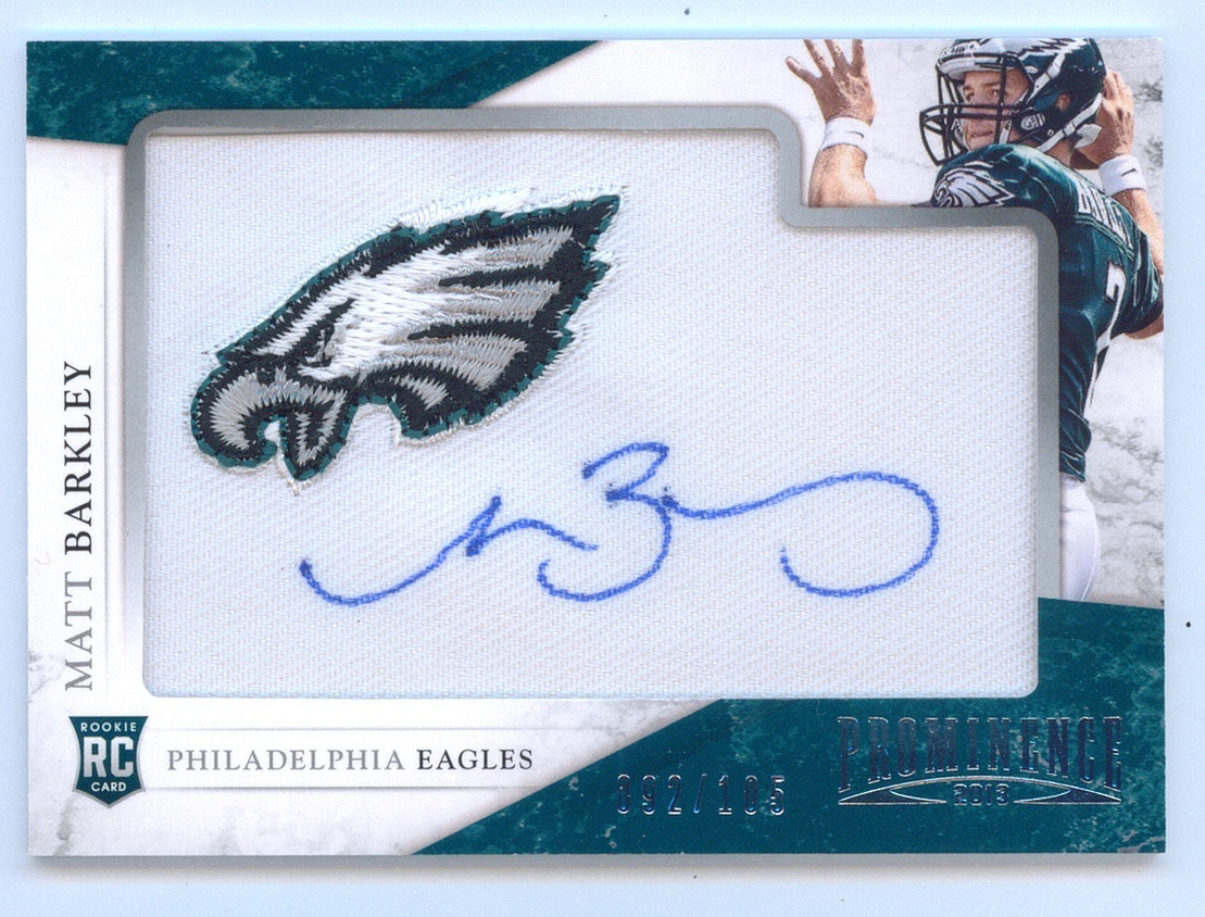 Matt Barkley Panini Prominence #167 Autograph
