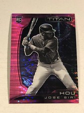 2022 Panini Chronicles Titan Pink Pulsar Parallel Jose Siri Astros RC 14